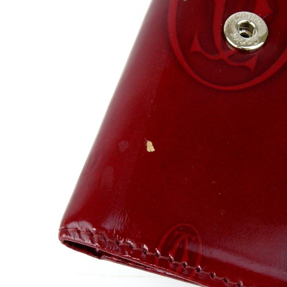 Authentic Cartier happy birthday 6 series key holder leather[Used] - Picture 10 of 12